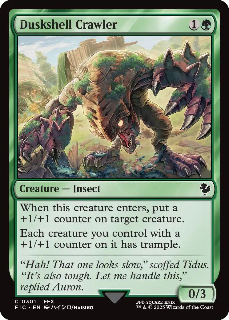 Duskshell Crawler [Foil] (Magic Final Fantasy Commander)