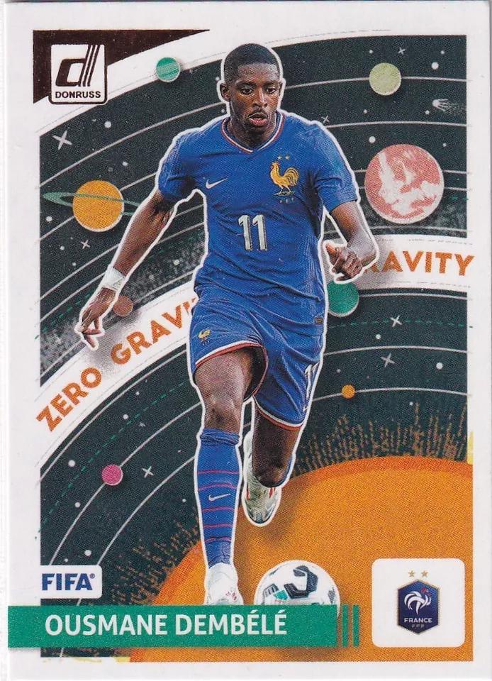 Ousmane Dembele #3 Soccer Cards 2024 Panini Donruss Zero Gravity