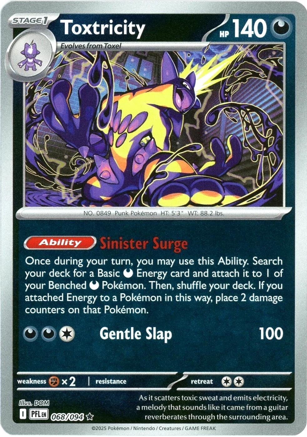 Toxtricity [Reverse Holo] #68 Prices | Pokemon Phantasmal Flames