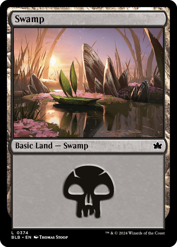 Swamp #374 Magic Bloomburrow