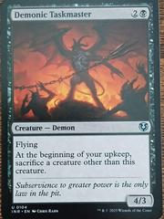Demonic Taskmaster #104 Magic Innistrad Remastered Prices
