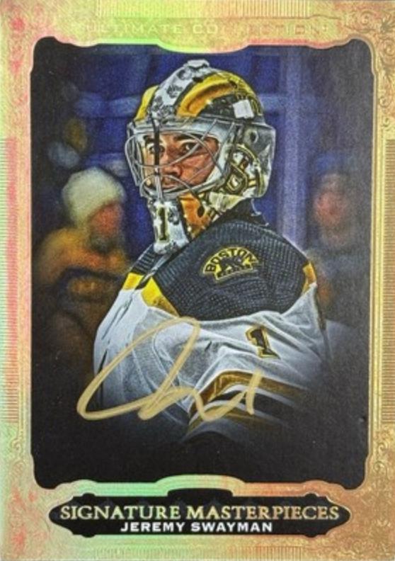 Jeremy Swayman #USM-JS 2021 Ultimate Collection Signature Masterpieces Hockey