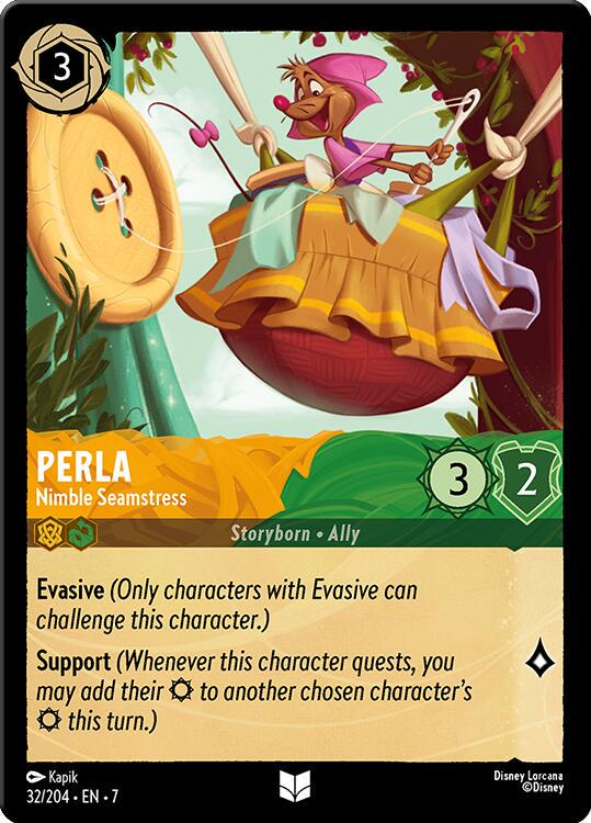 Perla - Nimble Seamstress #32 Lorcana Archazia's Island