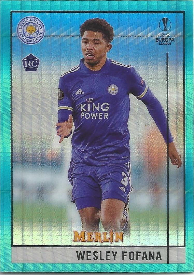 Wesley Fofana #74 2020 Topps Merlin Chrome UEFA Champions League