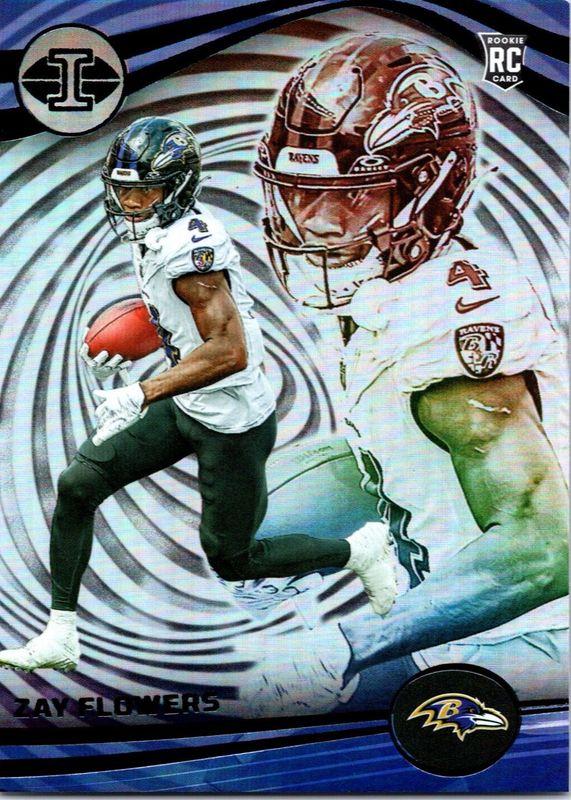 Zay Flowers #10 Football Cards 2023 Panini Illusions