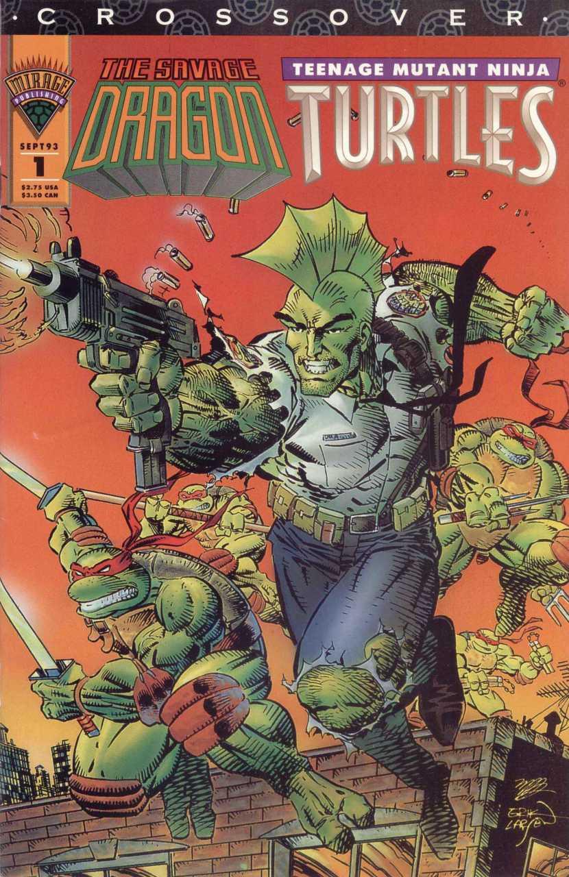 Savage Dragon / Teenage Mutant Ninja Turtles Crossover #1 (1993) Comic Books Savage Dragon / Teenage Mutant Ninja Turtles Crossover