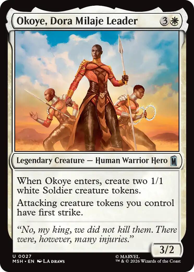 Okoye, Dora Milaje Leader (Magic Marvel Super Heroes)