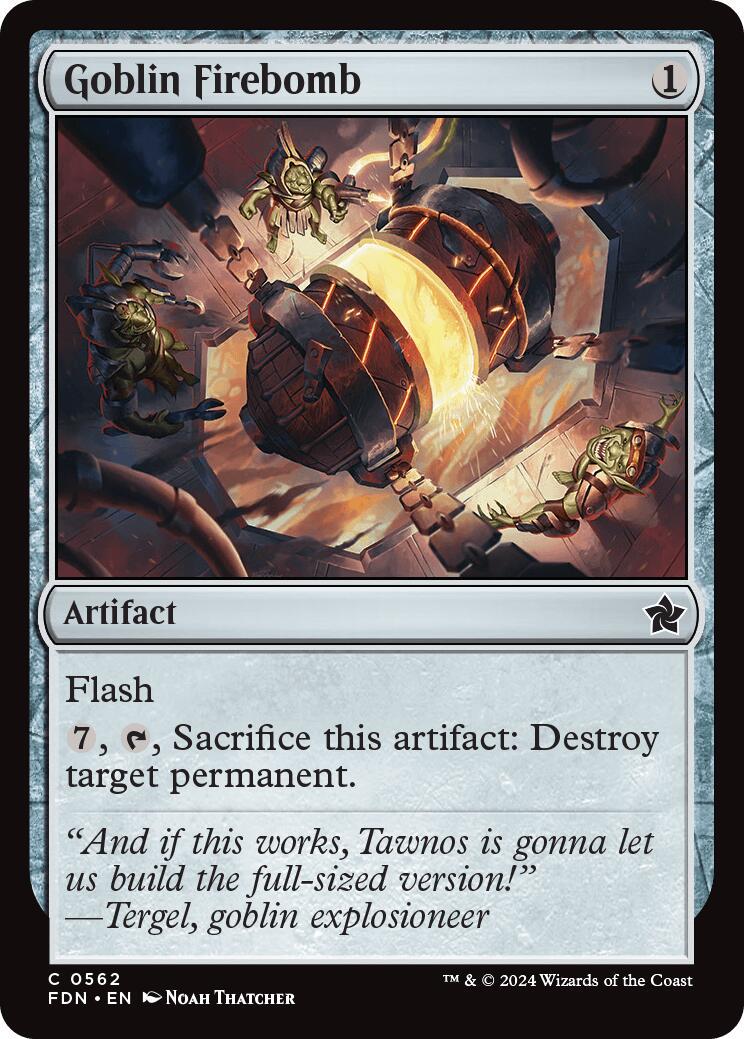 Goblin Firebomb (Magic Foundations)