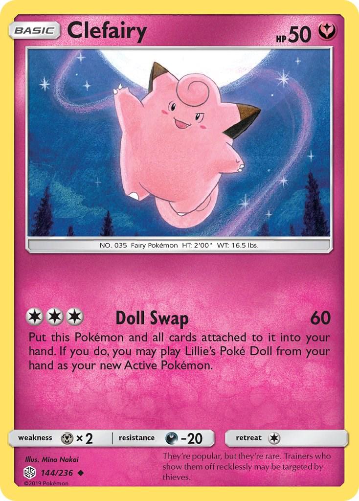 Clefairy #144 Pokemon Cosmic Eclipse