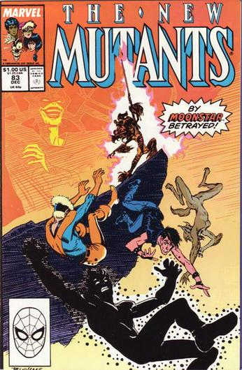 New Mutants #83 (1989) Cover Art