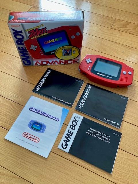 Red Zellers Gameboy Advance System GameBoy Advance