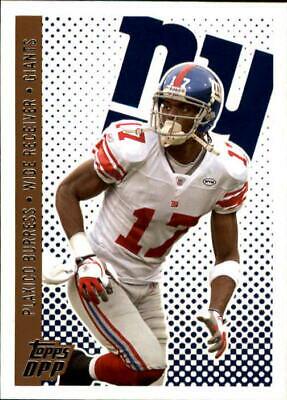 Plaxico Burress #1 Football Cards 2006 Topps Draft Picks & Prospects