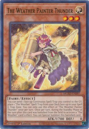 The Weather Painter Thunder MGED-EN097 YuGiOh Maximum Gold: El Dorado