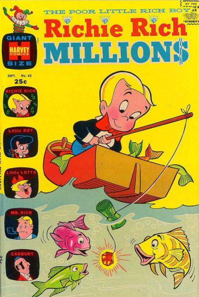 Richie Rich Millions #43 (1970) Comic Books Richie Rich Millions