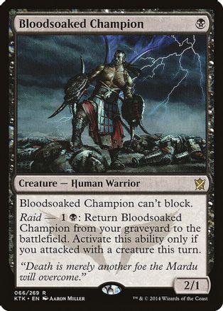 Bloodsoaked Champion Magic Khans of Tarkir
