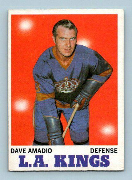 Dave Amadio #33 Hockey Cards 1970 O-Pee-Chee