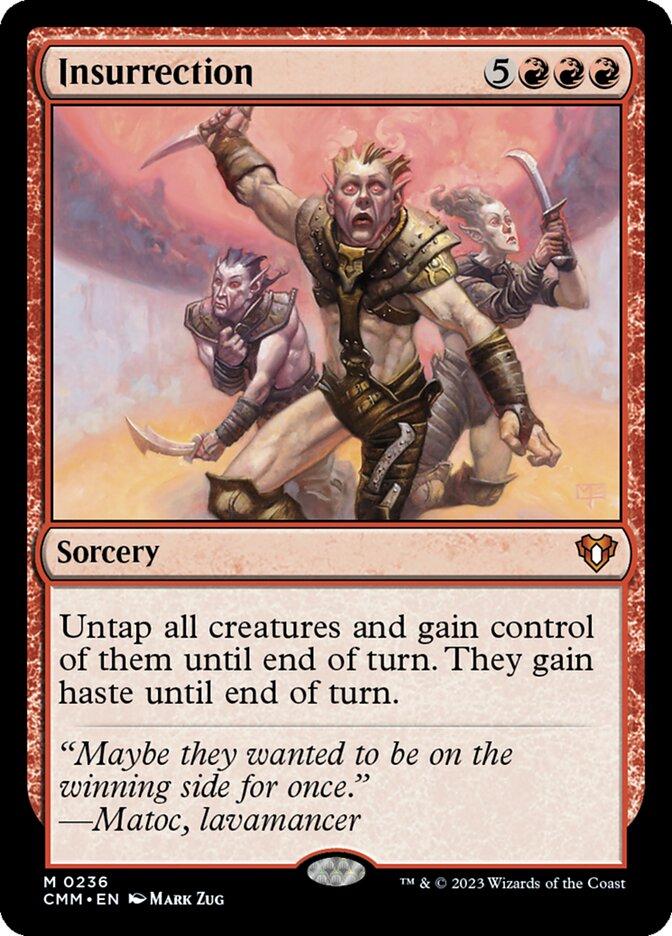Insurrection #236 Magic Commander Masters