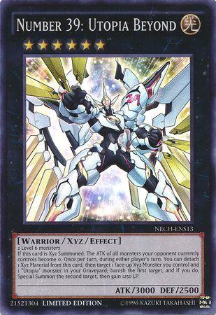 Number 39: Utopia Beyond NECH-ENS13 YuGiOh The New Challengers Super Edition