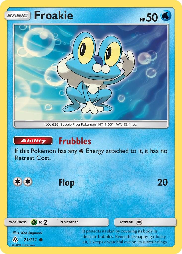 Froakie #21 Pokemon Forbidden Light