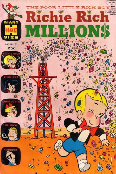 Richie Rich Millions #23 (1967) Comic Books Richie Rich Millions