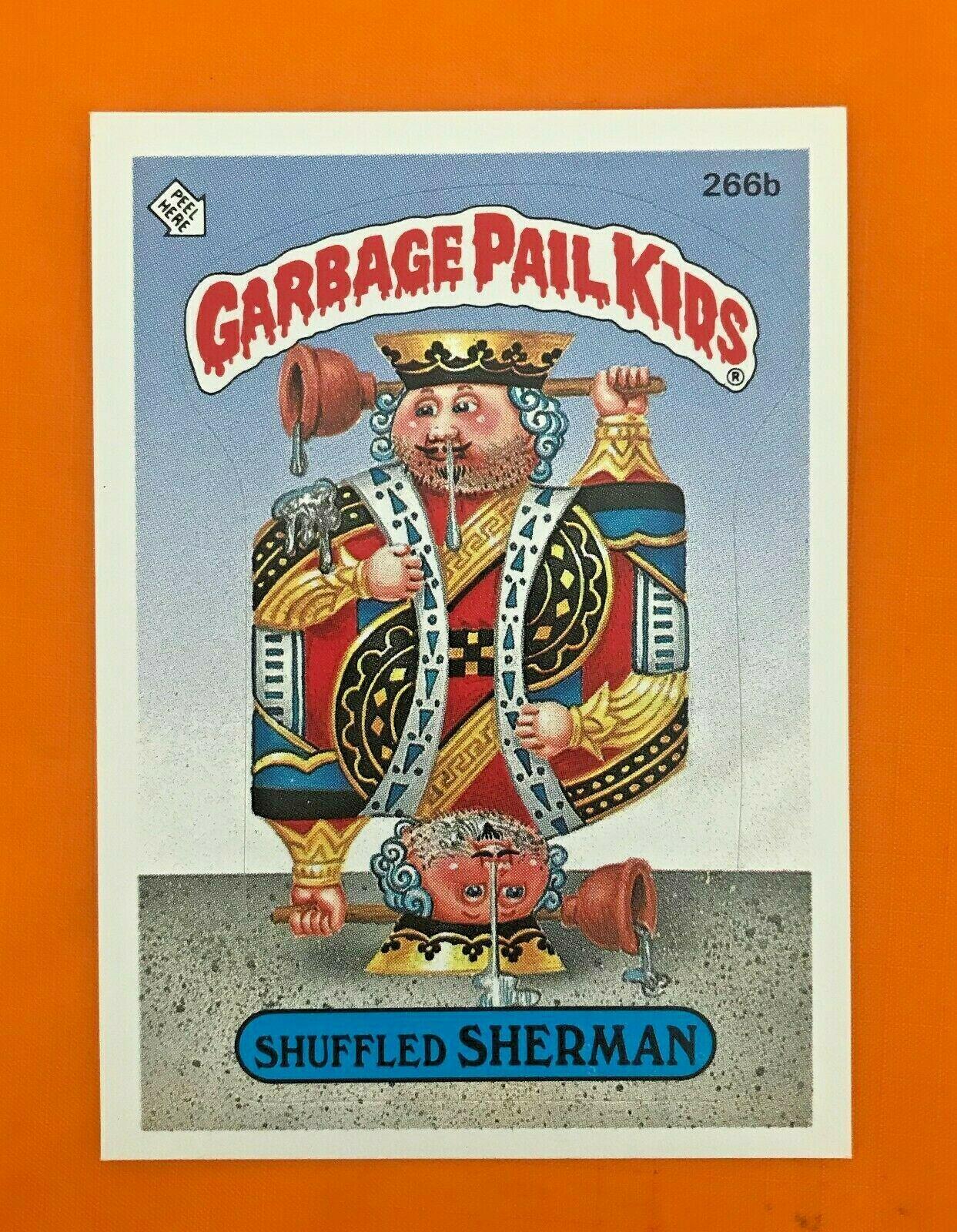 Shuffled SHERMAN #266b 1987 Garbage Pail Kids