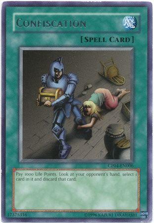 Confiscation CP04-EN006 YuGiOh Champion Pack: Game Four