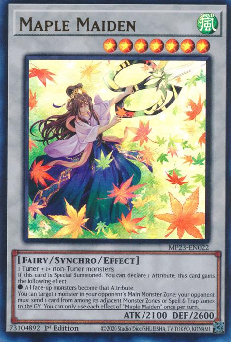 Maple Maiden MP23-EN022 Prices | YuGiOh 25th Anniversary Tin Maple Maiden MP23-EN022 Prices | YuGiOh 25th Anniversary Tin