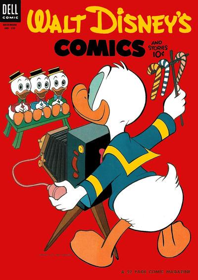 Walt Disney's Comics and Stories #159 (1953) Comic Books Walt Disney's Comics and Stories