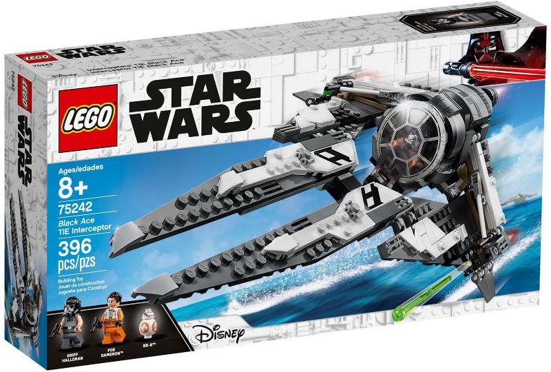 Black Ace TIE Interceptor #75242 LEGO Star Wars