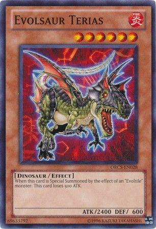 Evolsaur Terias ORCS-EN028 YuGiOh Order of Chaos