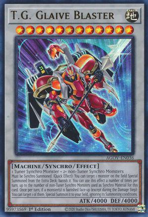 T.G. Glaive Blaster AGOV-EN036 YuGiOh Age of Overlord