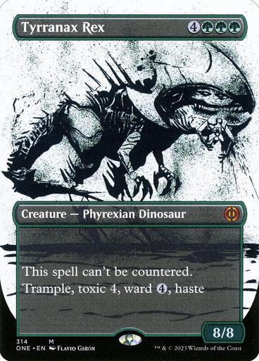 Tyrranax Rex #314 Magic Phyrexia: All Will Be One