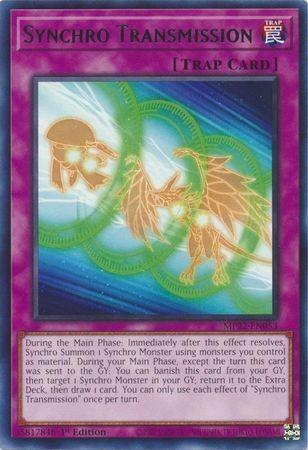 Synchro Transmission MP22-EN053 YuGiOh 2022 Tin of the Pharaoh's Gods Mega Pack
