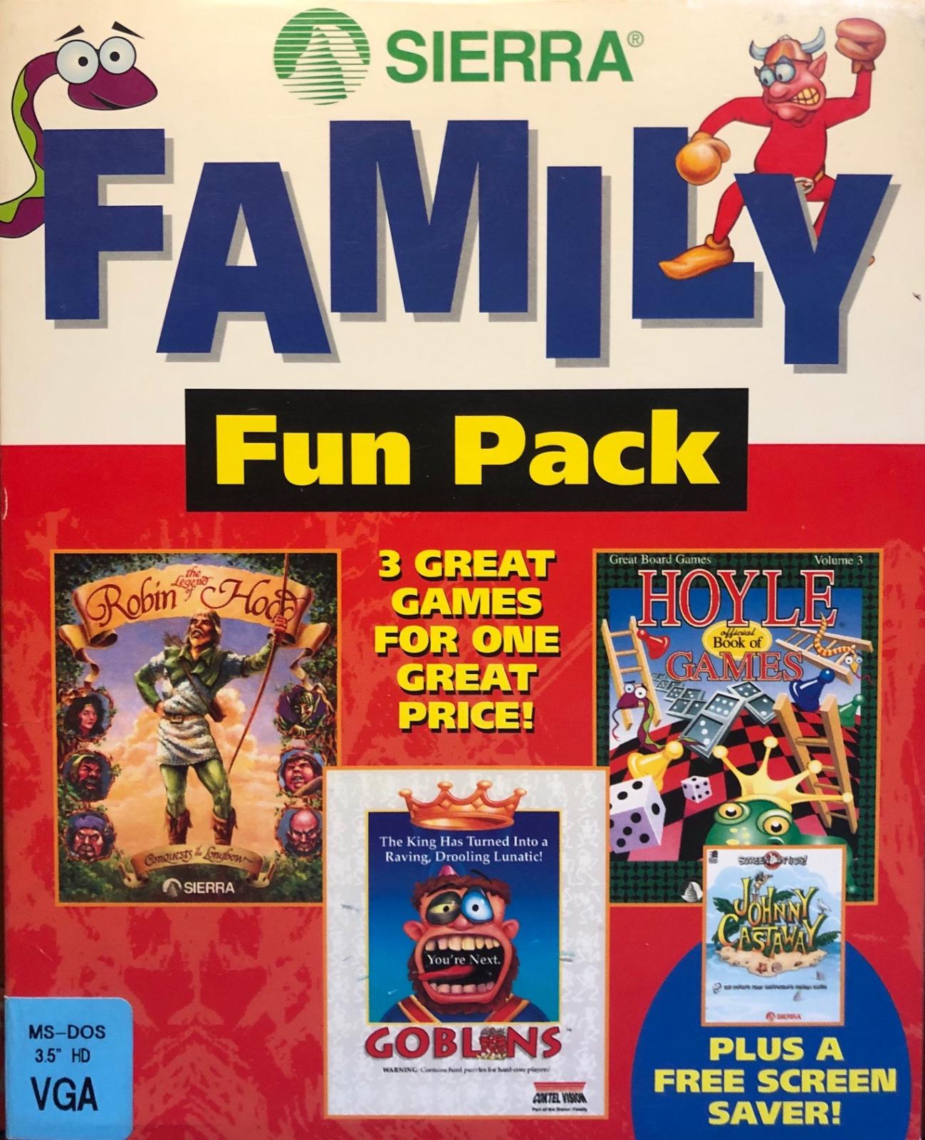 Sierra Family Fun Pack PC Games