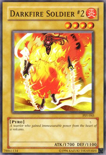 Darkfire Soldier PSV-045 YuGiOh Pharaoh's Servant