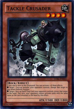 Tackle Crusader LVAL-EN043 YuGiOh Legacy of the Valiant