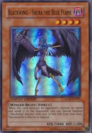 Blackwing - Shura the Blue Flame RGBT-ENPP2 YuGiOh Duelist Pack Collection Tin 2009