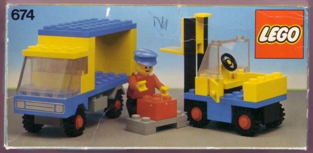 Forklift & Truck #674 LEGO Town