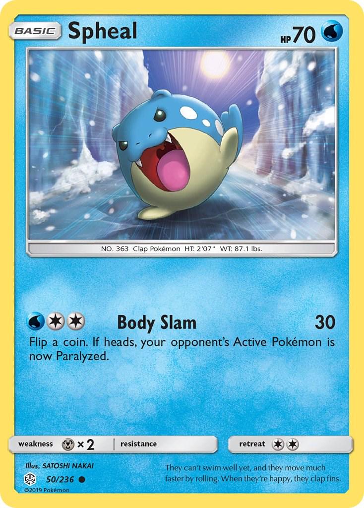 Spheal #50 Pokemon Cosmic Eclipse