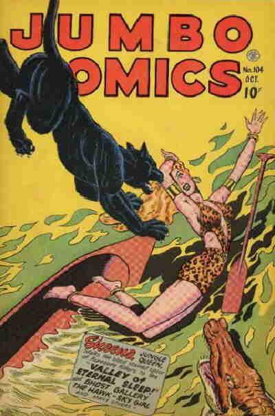 Jumbo Comics #104 (1947) Comic Books Jumbo Comics
