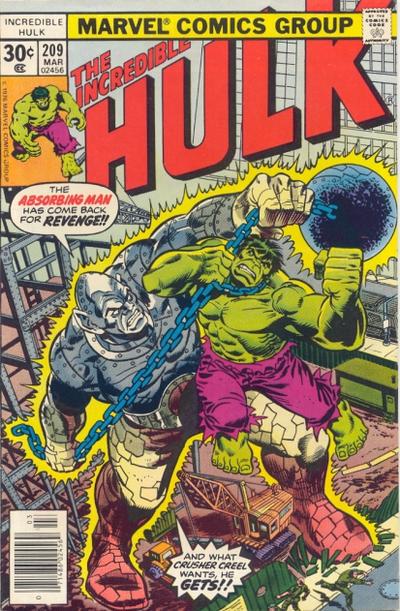 The Incredible Hulk #209 (1977) Comic Books Incredible Hulk