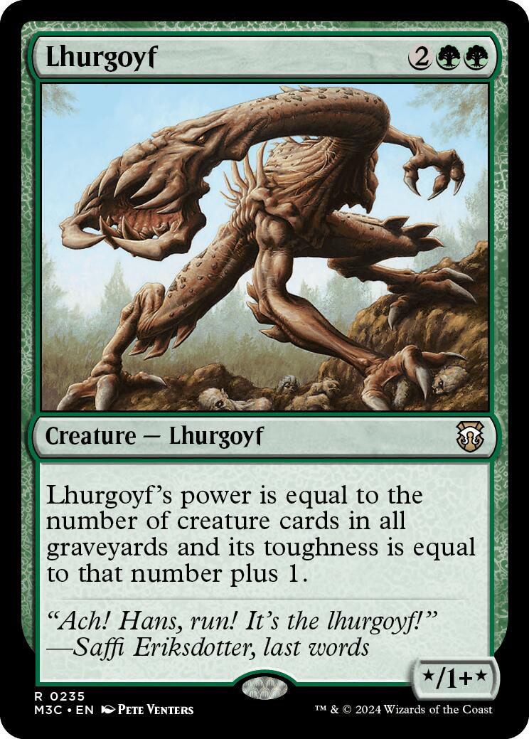 Lhurgoyf #235 Magic Modern Horizons 3 Commander