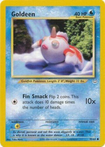 Goldeen #45 Pokemon Neo Revelation