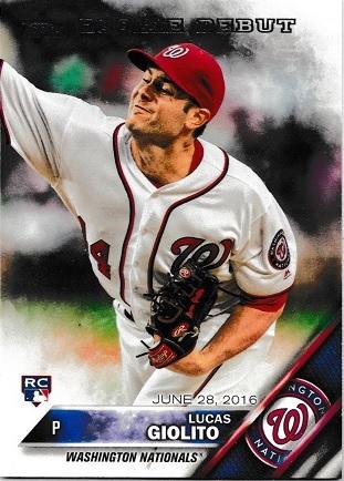 Lucas Giolito #US213 Baseball Cards 2016 Topps Update