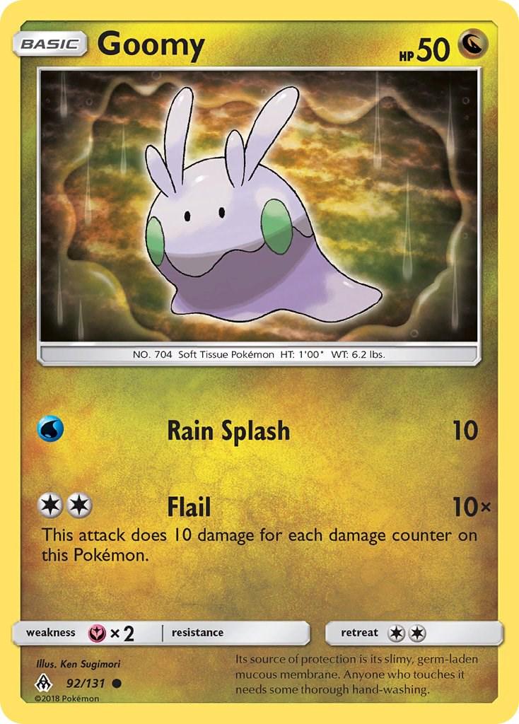 Goomy #92 Pokemon Forbidden Light