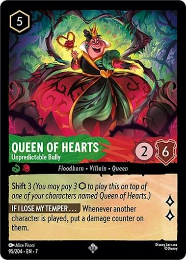 Queen of Hearts - Unpredictable Bully #95 Cover Art