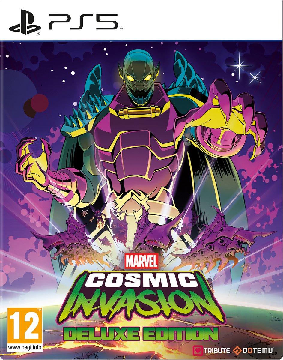 Carátula de MARVEL Cosmic Invasion Deluxe Edition para PS5 (edición PAL España)