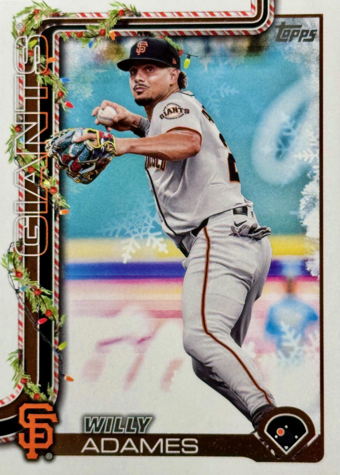 Willy Adames #H110 2025 Topps Holiday Baseball