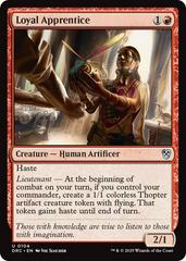 Loyal Apprentice #104 Magic Aetherdrift Commander Prices
