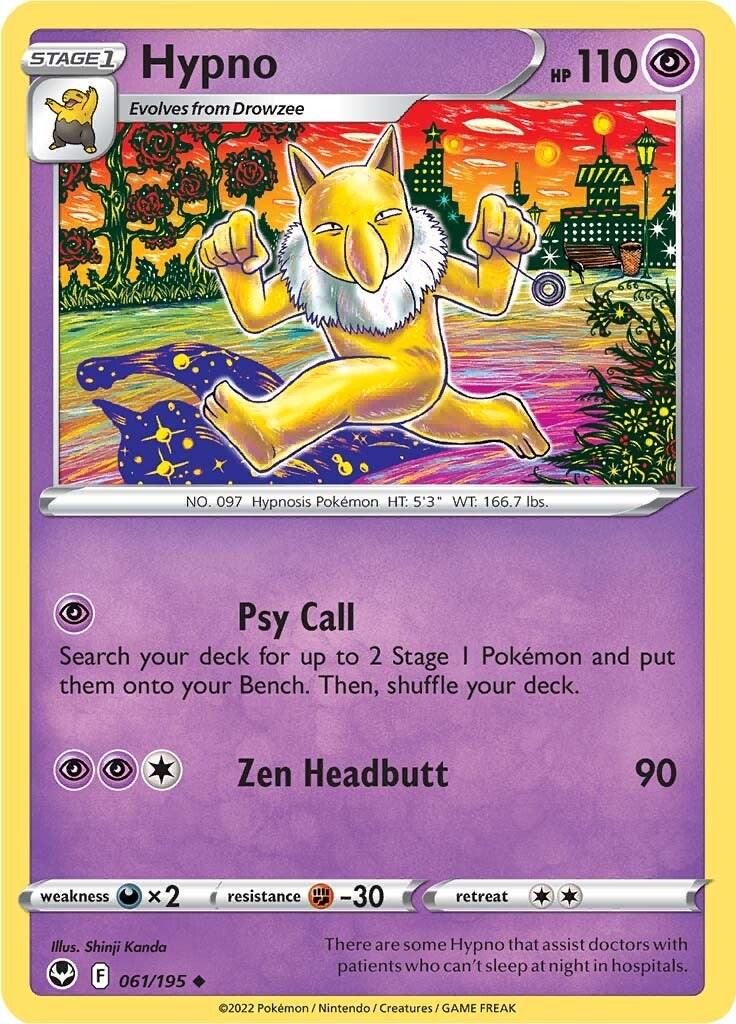 Hypno #61 Pokemon Silver Tempest